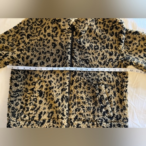 Madewell Sherpa Bomber Jacket in Leopard Size Small - Picture 13 of 15